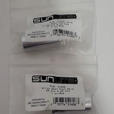 2x Sunlite Alloy Seat Post Shim 25.4 x 26.0 OD P/N 51606 NOS