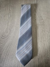 St Michael Vintage Blue Stripe Tie