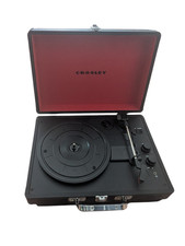 Crosley CR8005D-BK Cruiser Deluxe 3-Speed Bluetooth Turntable Black