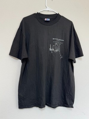 【貴重！】SWANS Michael Gira直筆サイン入　バンドTシャツ M Michael Jackson - Signed Dangerous Tour Concert Shirt | eBay