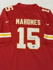 Patrick Mahomes Kansas City Chiefs Signed NFL Football Jersey COA