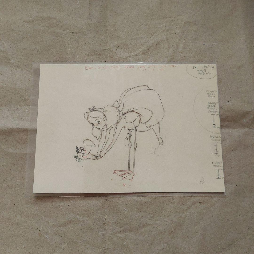 Disney Art Exhibition Alice Postcard Set, 5 Cards,