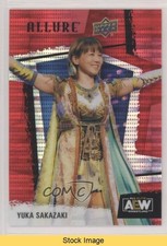 2022 Upper Deck Allure AEW Red Rainbow Yuka Sakazaki #44 READ 0nr3