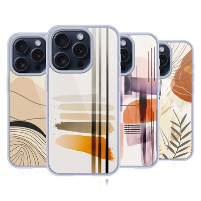 HAROULITA MINIMALIST ABSTRACT GEL CASE COMPATIBLE WITH APPLE iPHONE & MAGSAFE