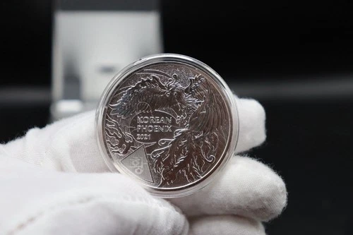2021 1oz .999 Fine Silver Komsco Korean Phoenix