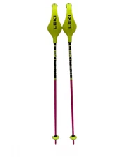 Leki WCR LITE kids racing ski poles (neon pink) 