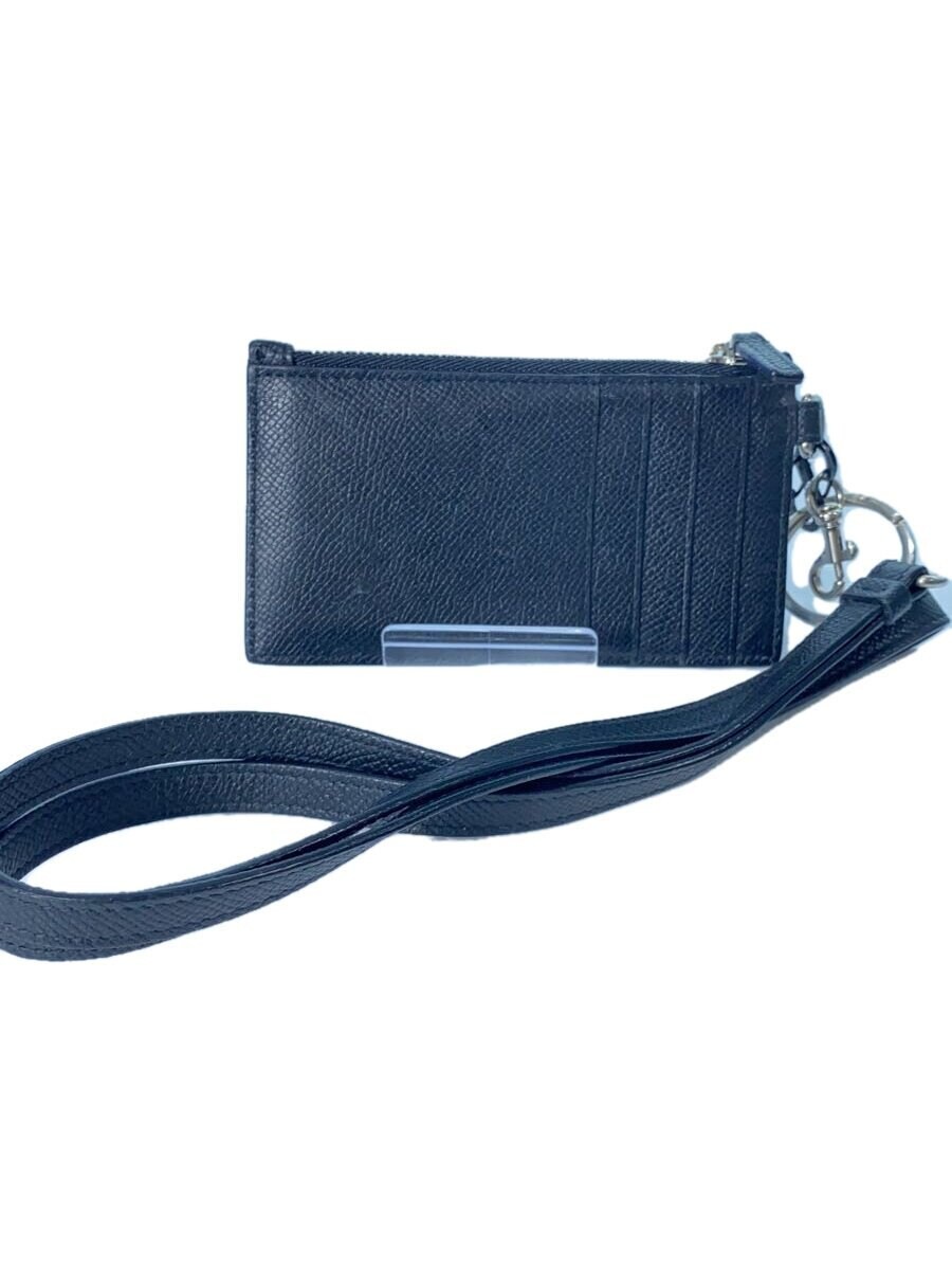 BALENCIAGA Men's Leather Coin Case/Pass Case, Black, 594548 thumbnail 2