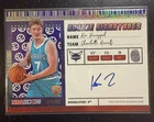 Kon Knueppel On Card /99 RC 25-26 NBA Hoops Rookie Signatures Auto PurpleSparkle