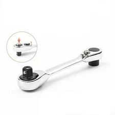 1/4" Mini Double-Ended Quick Socket Ratchet Wrench Rod Screwdriver Bit Tools NE!