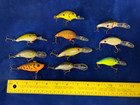 NICE LOT OF 10 GREAT VINTAGE  BASS FISHING LURES — photo 2