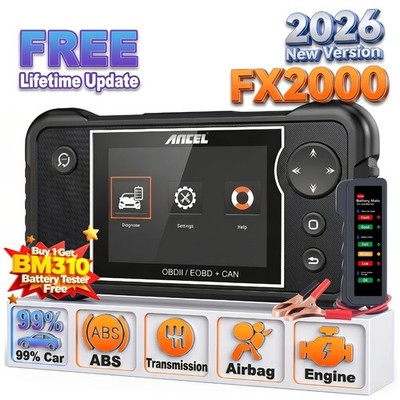 ANCEL FX2000 & BM310 Battery Tester Kits