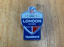 NFL 2022 London Game Teammate Lapel Pin Badge - Official Collectible