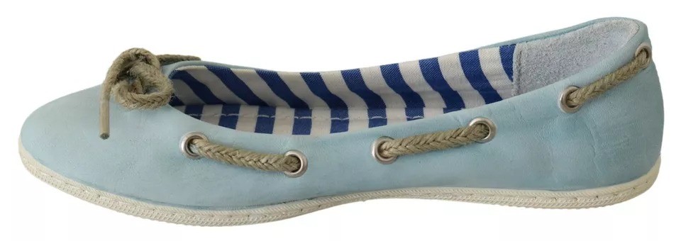 PANTOFOLA D’ORO Pantofola D'Oro Minnesota Blu Striscia Piatta Slip On Scarpe Da Donna Autentiche