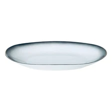 Rosenthal-Continental ELEGANCE Platinum Trim Gray Bettina 9 5/8” Relish Dish