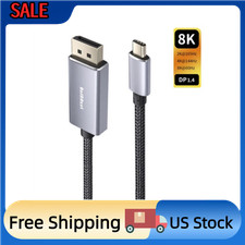 USB C to Displayport 1.4 Cable 8K Thunderbolt 3 USB-C to DP Male 144Hz for macs