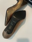 Karl Lagerfeld Paris Bronze Leather Pointed Toe Stiletto Pumps  US 5.5 Royale — photo 6