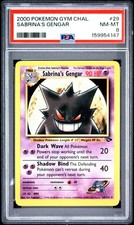 Pokemon Gym Challenge Sabrina's Gengar 29 PSA 8 on eBay