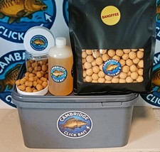 Carp Fishing Banoffee Session Pack,5ltr Bucket..1KG Boilies,Wafters & Liquid 18.99 per kilo