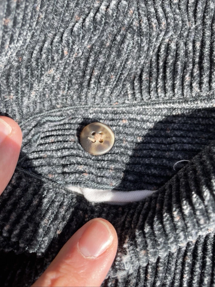 Vintage Donegal Wool Corduroy Men’s Trousers 32x28 Wide Fit Pleated - Image 4 of 4