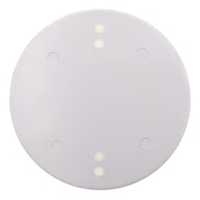 THOMAS & BETTS 4062-WHITE ROUND ELECTRICAL FIXTURE BOX BLANK COVER, WHITE
