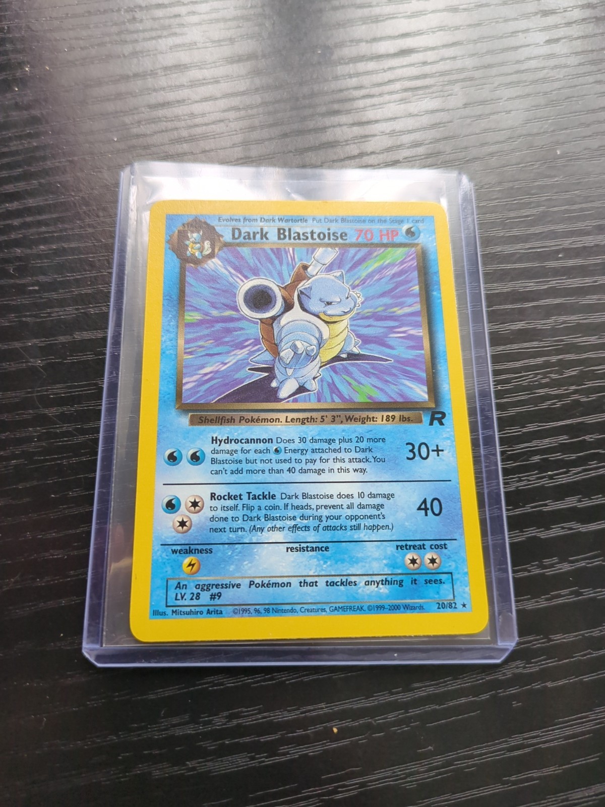 Dark Blastoise 20/82 Team Rocket Non Holo Mint