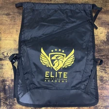 Elite Academic Academy Drawstring Gym Bag Backpack 17"X12"