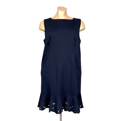 Talbots Ponte Flounce Flare Dress Talbots Flounce Hem Fit Flare