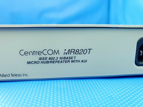 ATI Allied Telesis CentreCOM MR820T 8-PORT ETHERNET HUB Netzwerk Inkl. MwSt - Picture 7 of 8