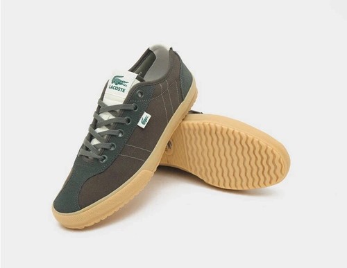 Lacoste Men's Backslam Trainers in Green Shoes - 第 6/6 張圖片