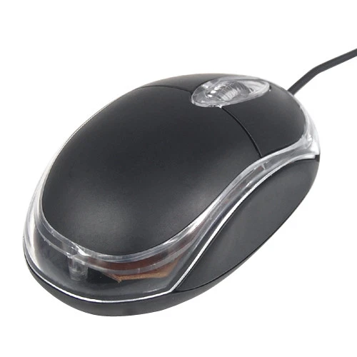 Wired USB Optical Mouse for PC Laptop Computer Scroll Wheel LED Lights Gaming - Image 4 of 4
