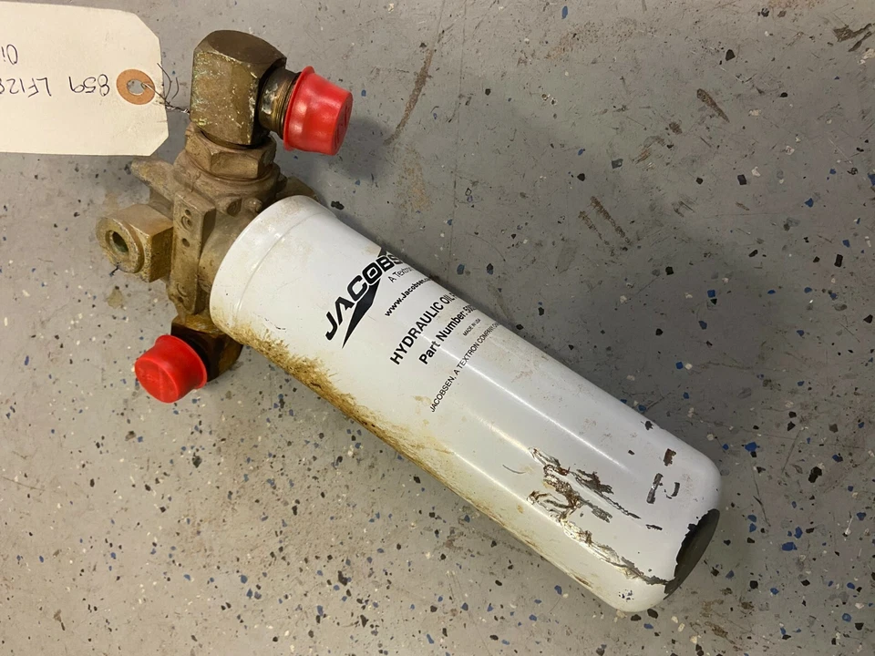 Cabezal filtro aceite hidráulico Jacobsen LF128 Foto 2 de 2