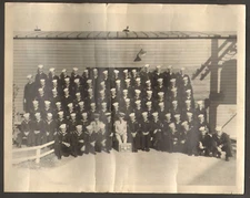 Original WWII SAILOR Photograph Picture NAVY 1725 Co. Firecontrol School 1943