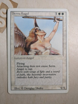 MTG - Serra Angel - Überarbeitete Ausgabe - ungewöhnlich - weiß - ikonisch - LP/MP