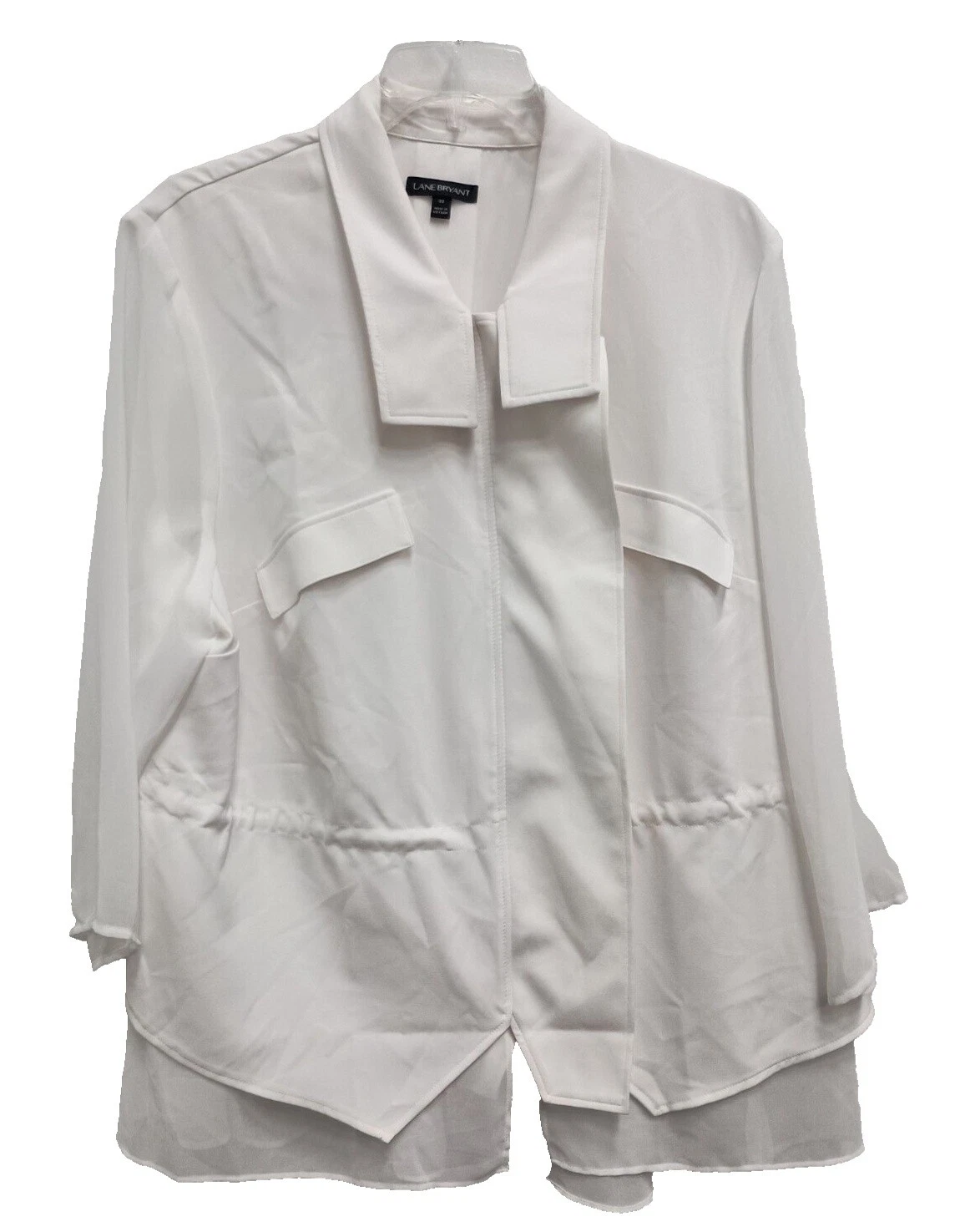 Abrigos sólido blanco Lane Bryant, chaquetas y chalecos para Mujeres