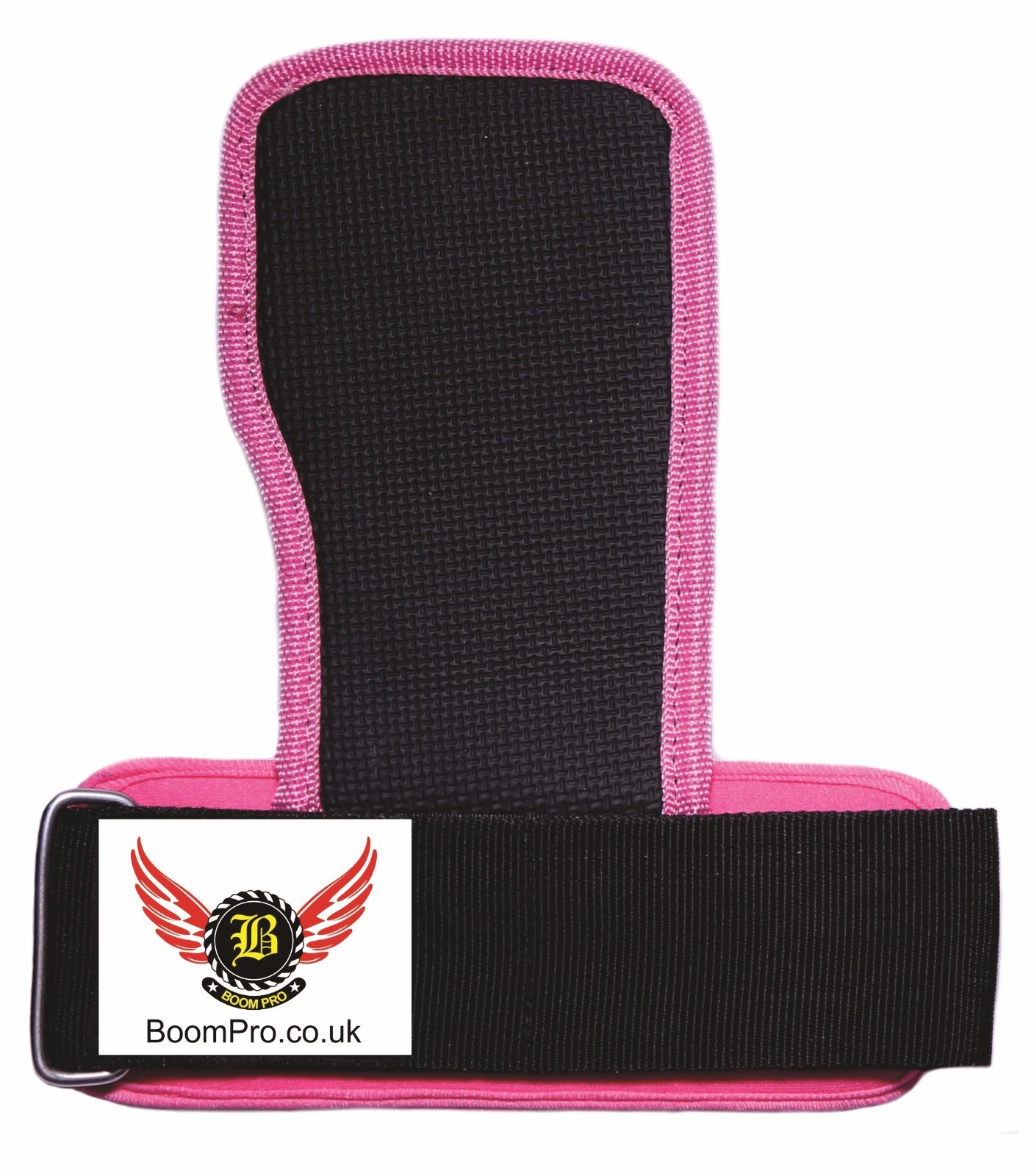 Boom Pro Weight Lifting Hand Palm Straps Pads Gym Grips Wrist Support