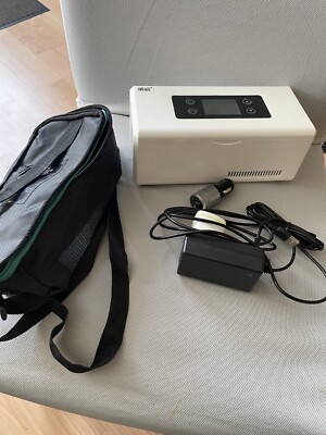 Mini Auto Kühlschrank Medizinisch Kühlbox Diabetiker Insulin m. Tasche *wie neu*