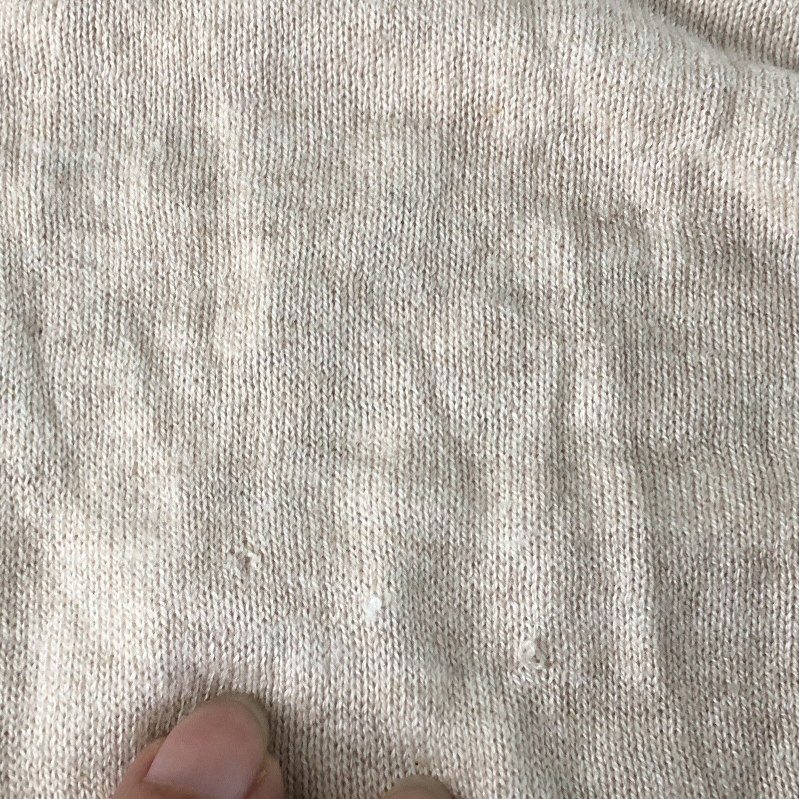 Ruby Moon Ivory Beige Heather Button Down Back & … - image 7