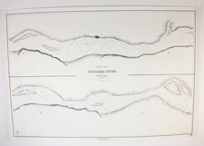 Chart Map Of Sheet #4 of the Columbia River 1841