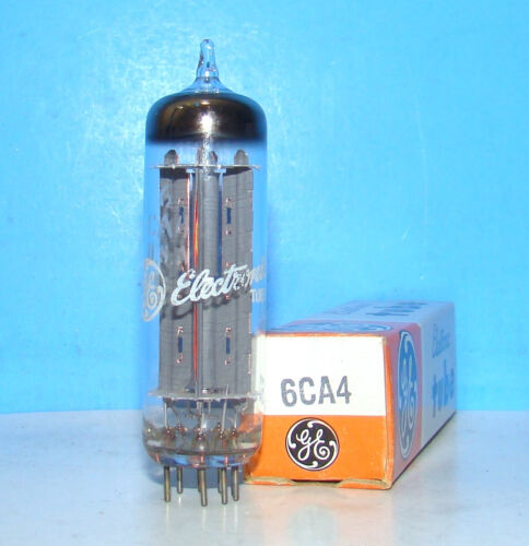 6CA4 NOS GE 60er Verstärker Vintage Radio Audio Electron Vacuum Tube getestet EZ81