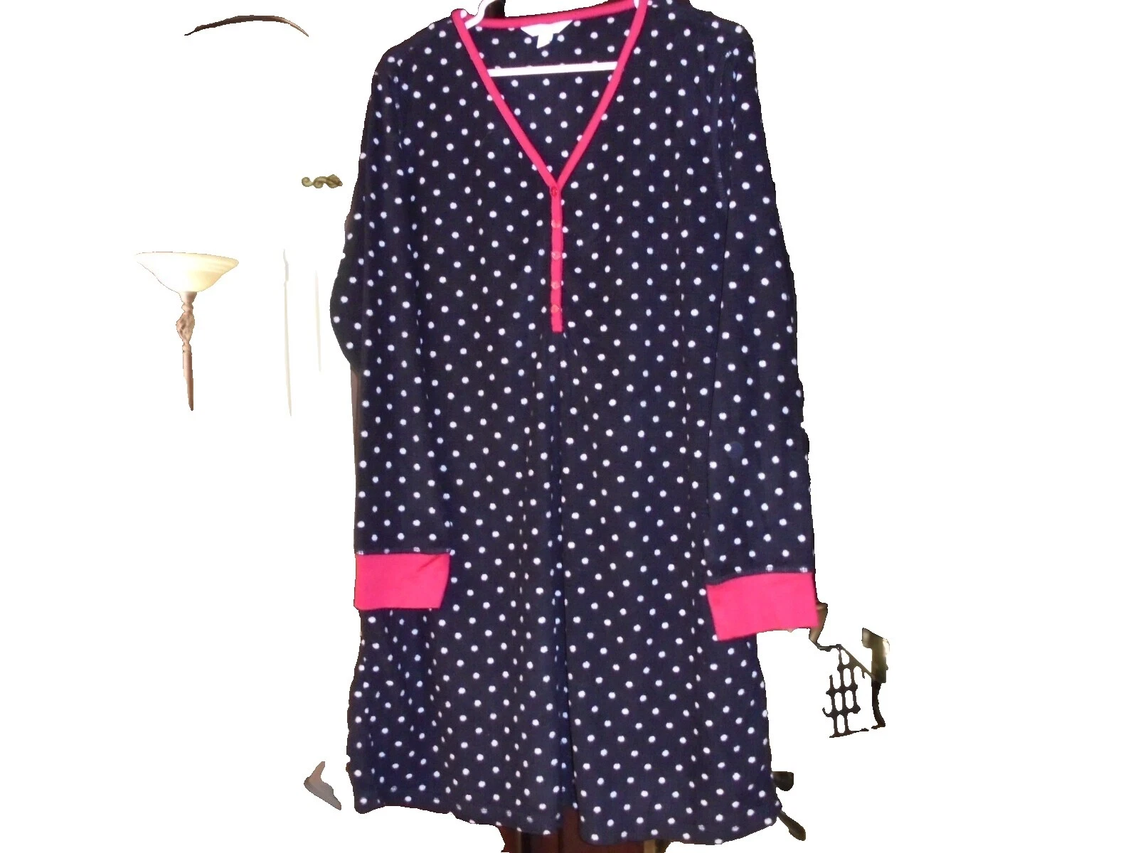 Estampado Animal Negro Charter Club Pijamas y batas para Mujeres