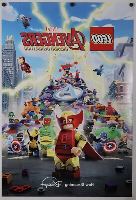 Lego Avengers Mission Demolition original DS movie poster 27x40 D/S  Wolverine B