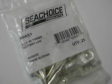 SeaChoice Products 60551 3/8" X #2 Tinned Battery Lug Terminal pack of 25 each