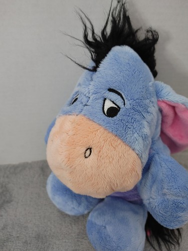 Disney Winnie the Pooh Blue Eeyore Soft Plush Stuffed Animal Holiday Eeyore Gift - Picture 10 of 11