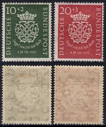 Germany Post Juan Sebastian Bach - 2 Stamps