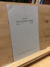 Barber Beaumont (EAST LONDON PAPERS, April 1960) Keeson Rifle Corps British Army