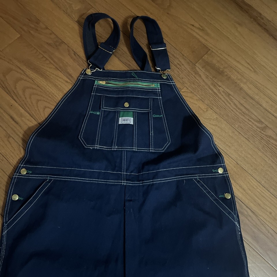 Liberty Men's Rugid Denim Bib Overalls 48W x 30L NWT eBay