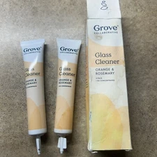 Grove Collaborative Glass Cleaner Concentrate Orange & Rosemary 1 oz New 2 Pack