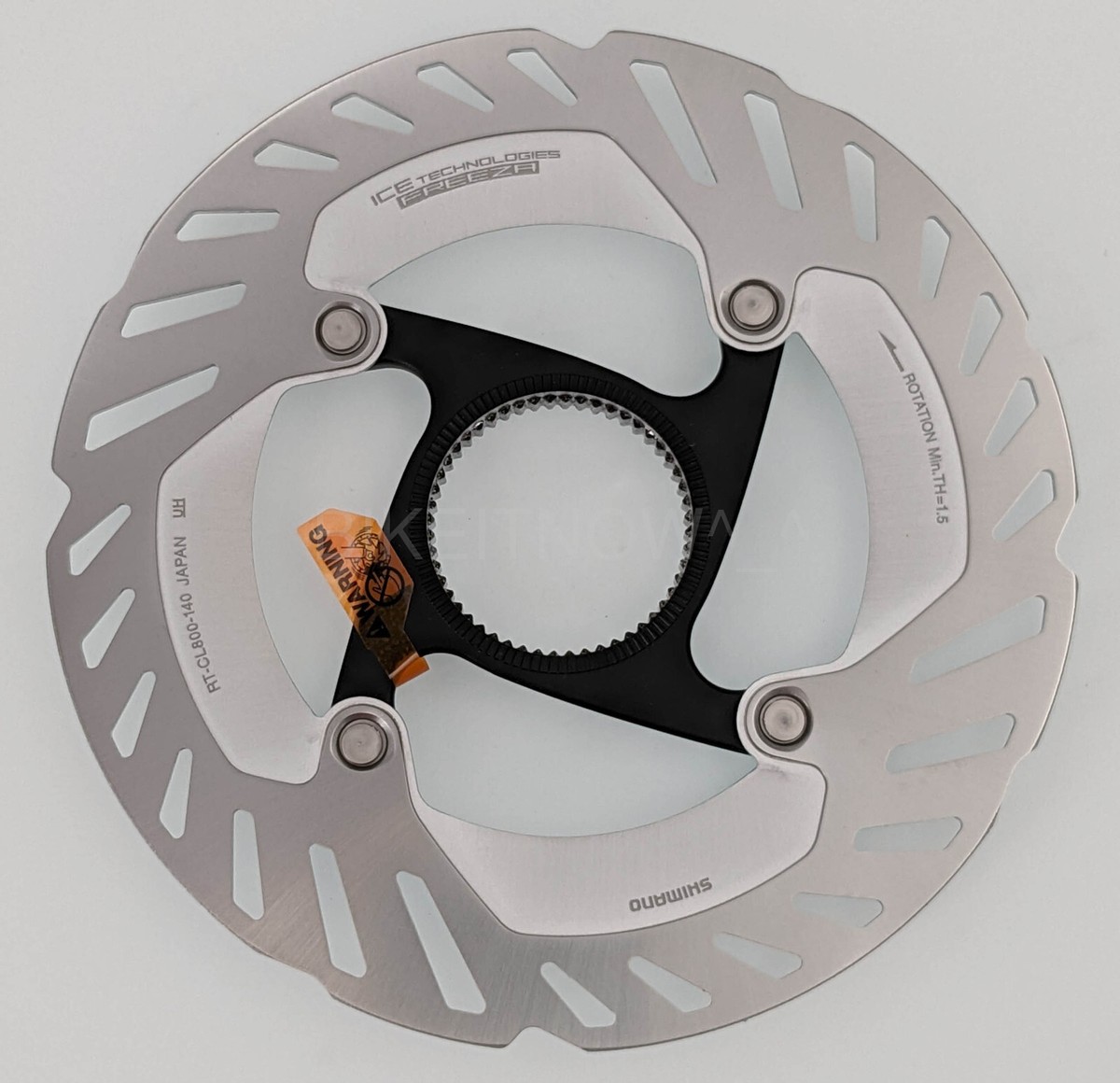 2x Shimano Ultegra GRX RT-CL800 Center Lock Bike Disc Rotor 140mm