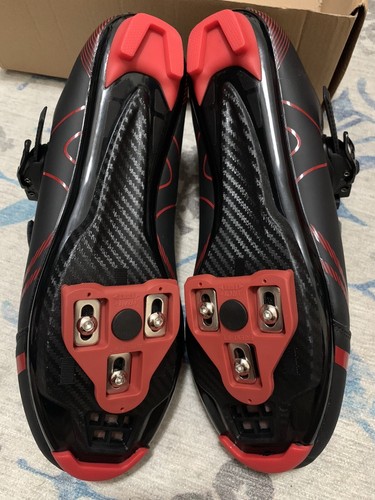 KESCOO Unisex Cycling Shoes Compatible w/ Pelaton Indoor Road Bike Shoes Size 46 - Picture 2 of 4