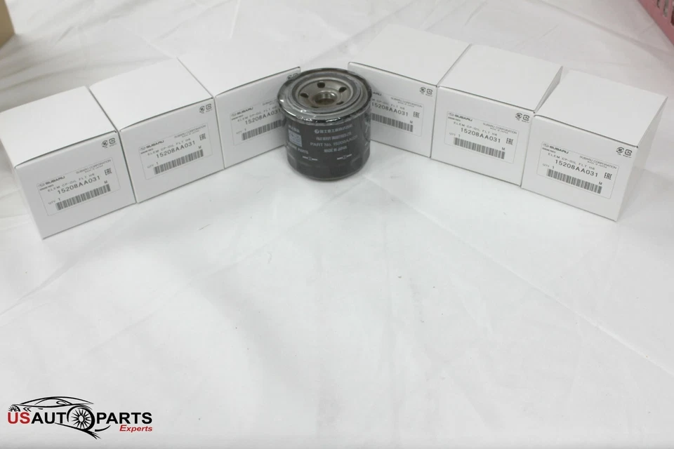 PACK DE 6 filtros de aceite originales OEM Subaru Outback Legacy SVX 6 CIL NUEVOS Foto 4 de 4